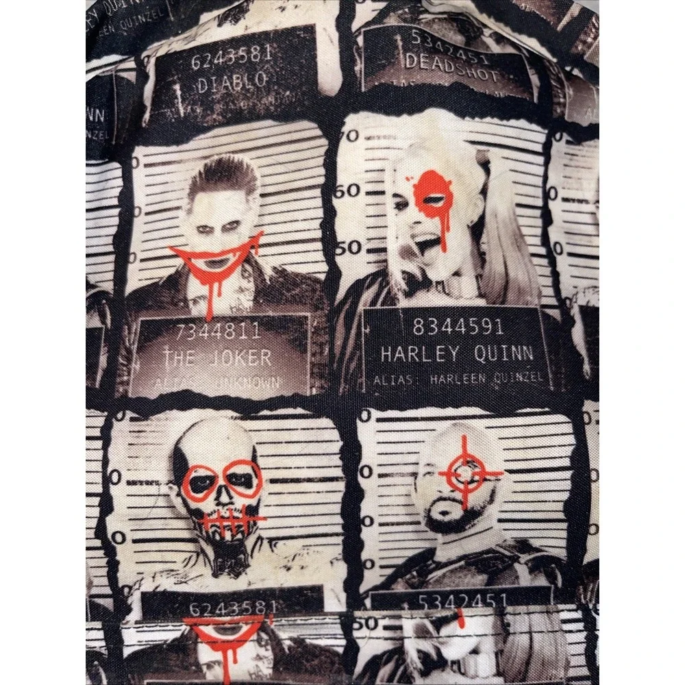 DC Comics Suicide Squad Backpack Harley Quinn Joker Bioworld School Bag